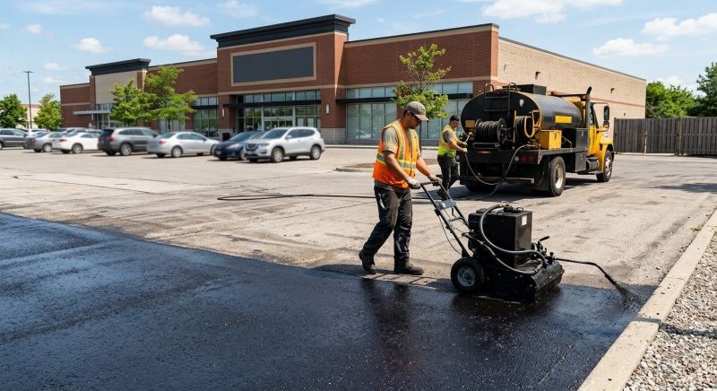 Church Parking Lot Sealcoating in San Antonio, TX