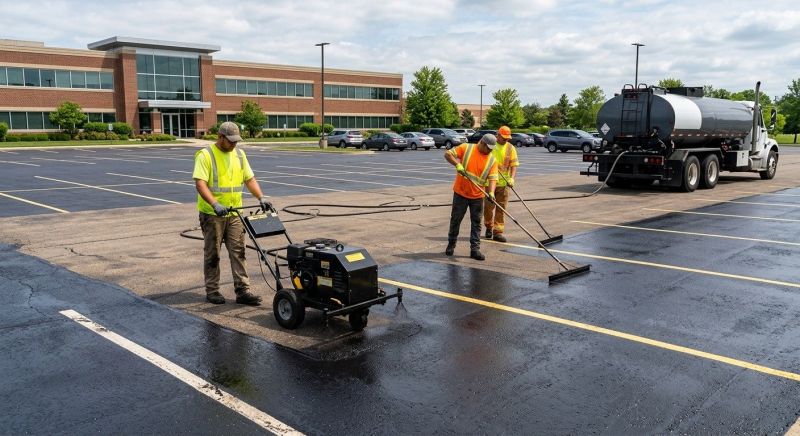 Church Parking Lot Sealcoating in Fort Collins, CO