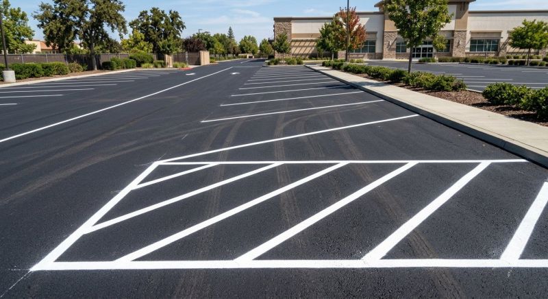Church Parking Lot Striping in Roswell, GA