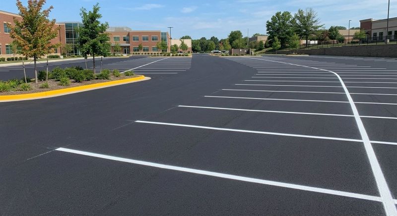 Commercial Asphalt Painting in Alpharetta, GA