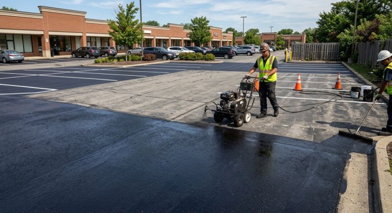 Parking Lot Sealcoating in Denver, CO