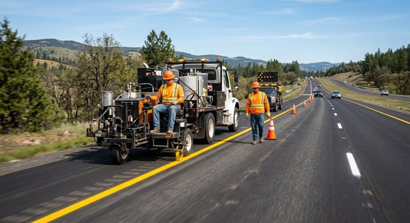 Pavement Striping Service in Suwanee, GA