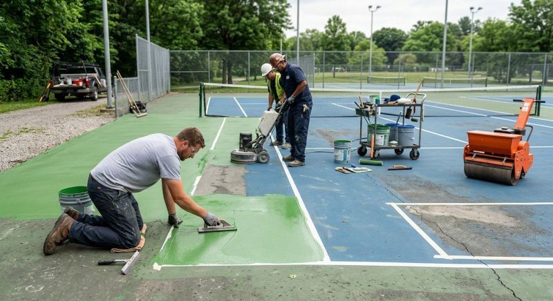 Sports Court Resurfacing in Fort Myers, FL