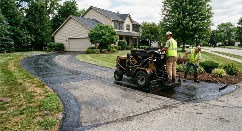 Asphalt Resealing in Grand Rapids, MI