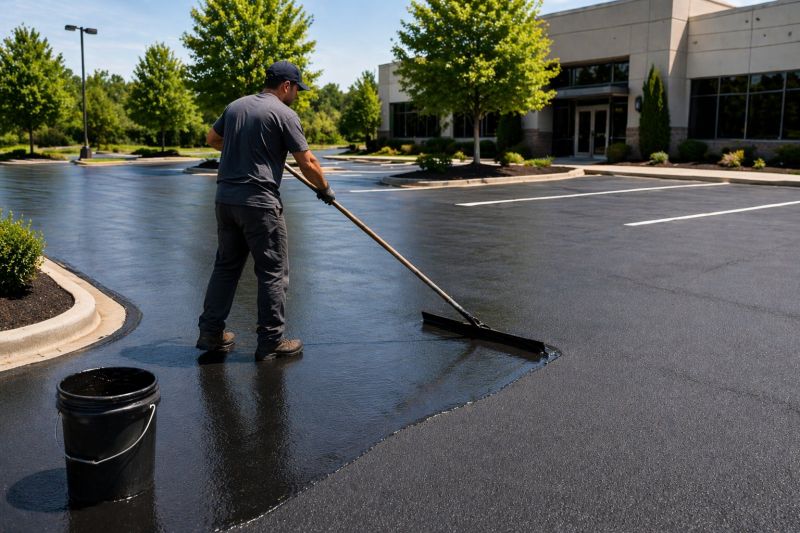 Parking Lot Sealcoating in Grand Rapids, MI