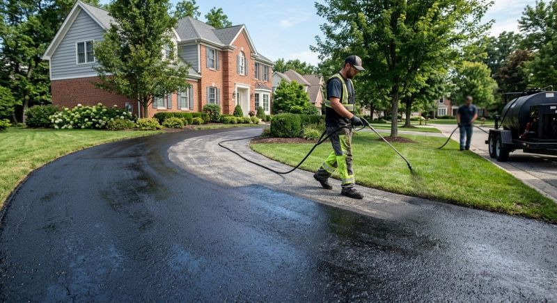 Residential Driveway Sealcoating in Sarasota, FL